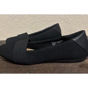 White Mt Slip-On Loafers Women Size 8.5‎ M Black Textile Upper Flats Shoes